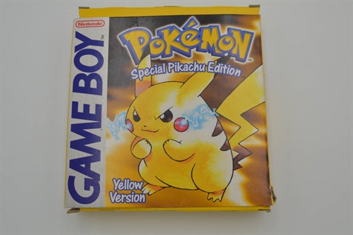 Pokemon Yellow Version - Komplet i æske - GameBoy Original (B Grade) (Genbrug)